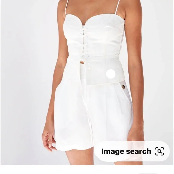 Aritzia Black Lace-Up Camisole - Picture 2 of 8